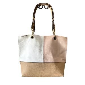 Calvin Klein Sonoma Neopolitan Reversible 18" Tote w/ Wallet & Original Dust Bag